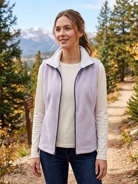 Avalanche Performance Lavender Fleece Vest S